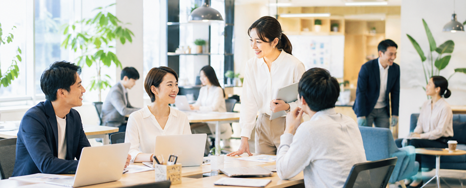 働きやすい職場やオフィス・会社のイメージ画像