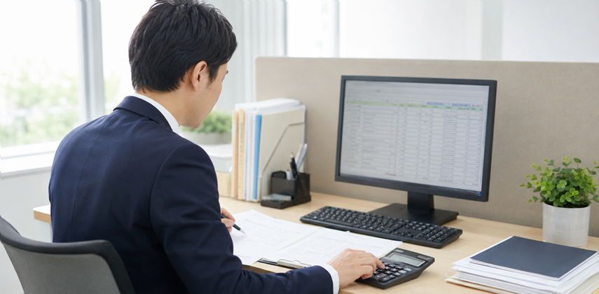 仕事に集中できる税理士事務所や会計事務所のイメージ画像