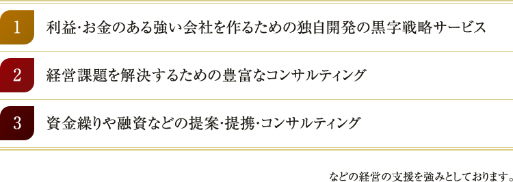 黒字戦略コンサルティング融資提案