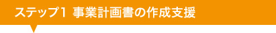 事業計画書の作成支援